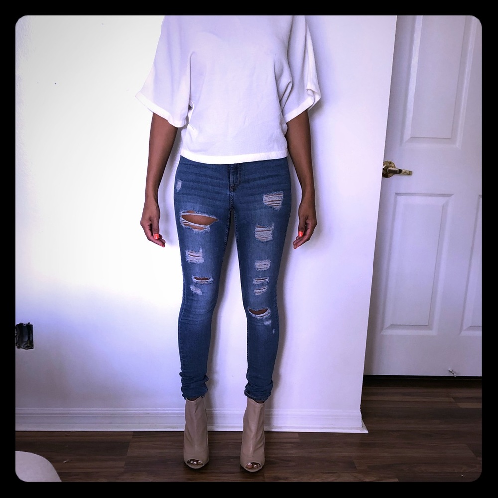 H&M High Waisted Skinny Jeans